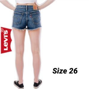 LEVI'S 501 Original High Rise Shorts button up fly size 26​